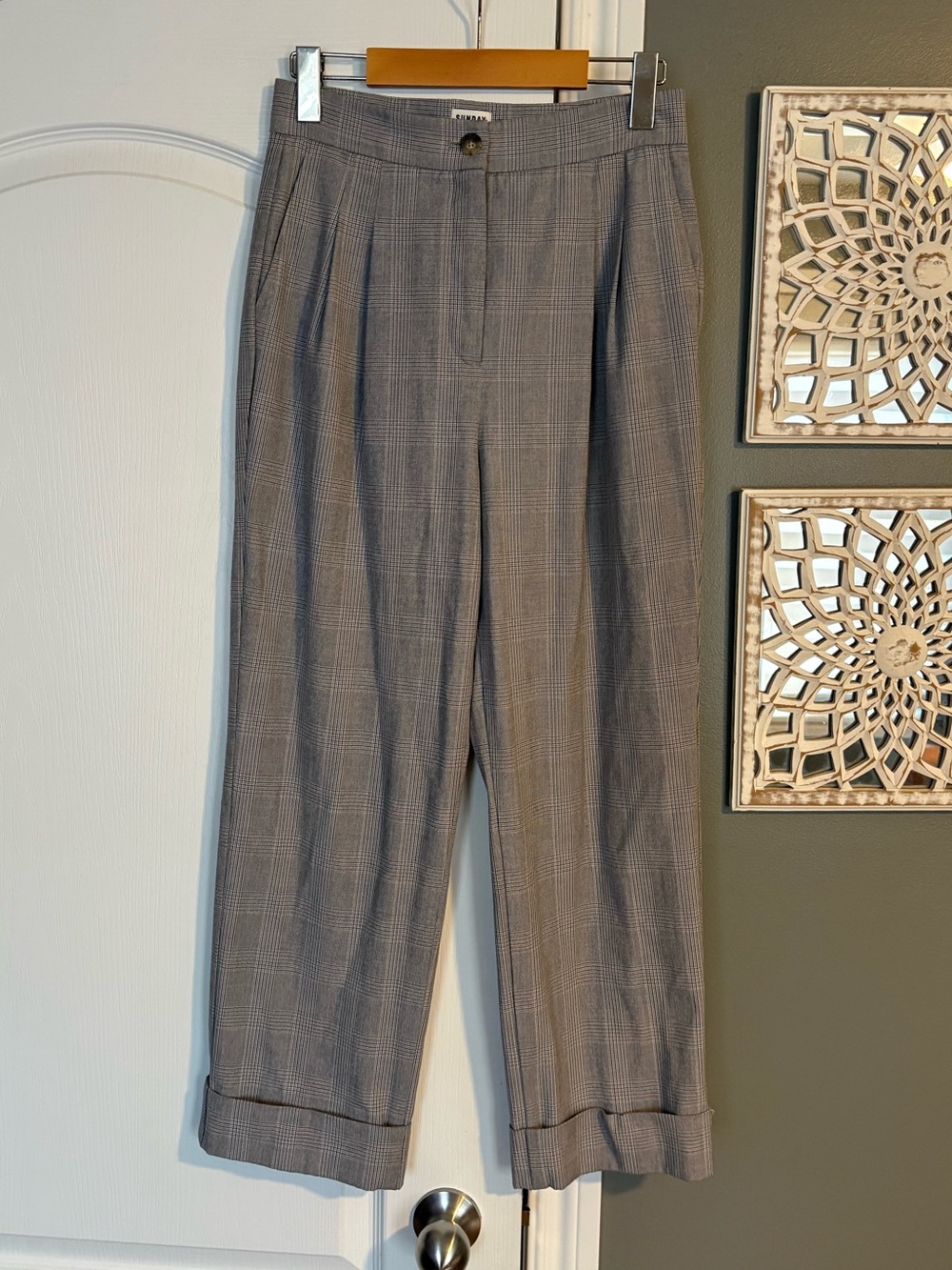 Aritzia | Sunday Best Plaid Trousers